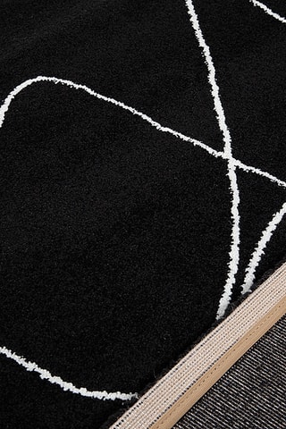 Alfombra Atelier - Negro y marfil