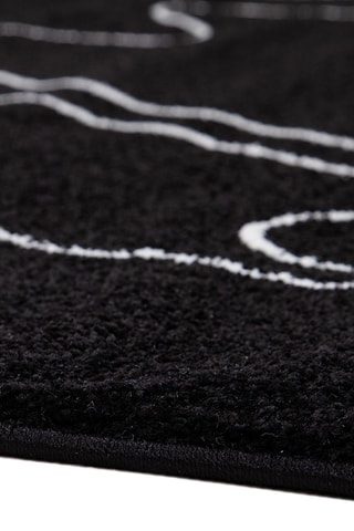 Alfombra Atelier - Negro y marfil