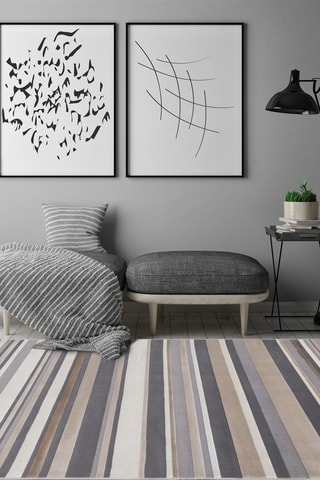 Alfombra Step - Gris oscuro