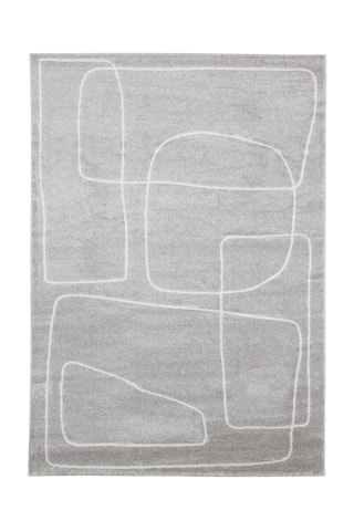 Tapis Atelier - Gris et blanc