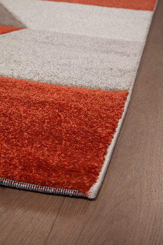 Tapis Carve Geometric - Gris foncé