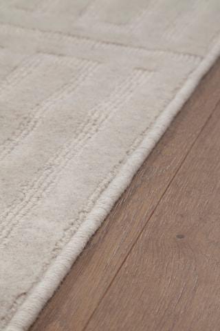 Tapis en laine Clay Des - Beige