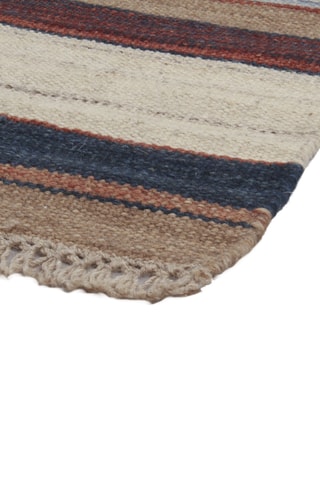 Alfombra de lana Kilim Hippie Des.4 - Rojo teja