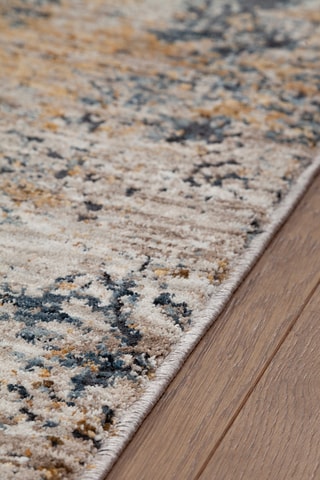 Tapis Matera Abstract - Bleu marine