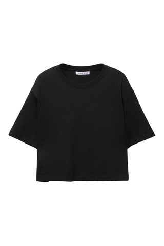 T-shirt cropped - Noir