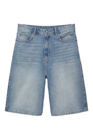 Bermuda en jean - Bleu marine