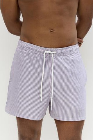 Short de bain - Mauve