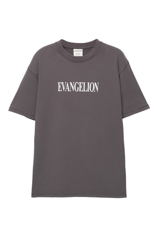 T-shirt Neon Genesis Evangelion - Gris