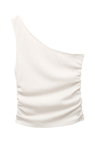 Top asymétrique - Ecru