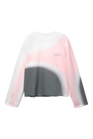T-shirt tie and dye - Rose