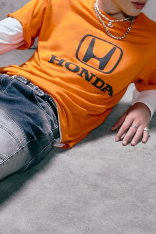 T-shirt Honda - Orange