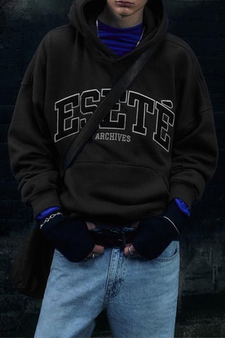 Sweat à capuche - Anthracite