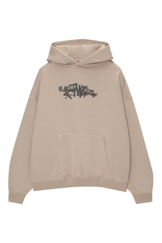 Sweat à capuche - Ecru
