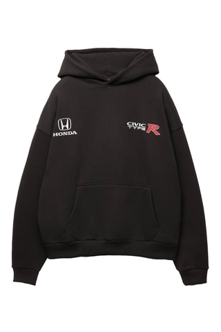 Sweat à capuche Honda - Noir