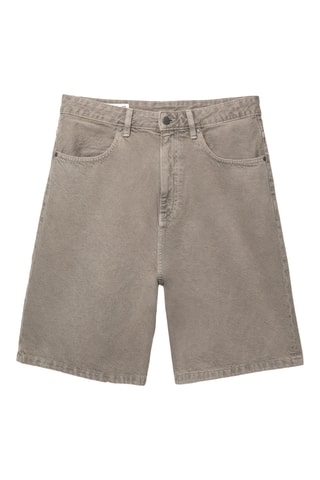 Bermuda en jean - Gris