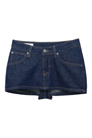 Jupe-short en jean - Bleu