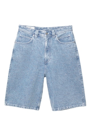 Bermuda en jean - Bleu