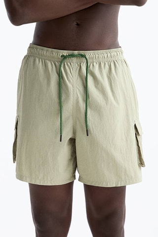 Short de bain - Kaki