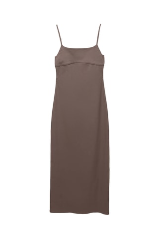 Robe midi - Marron