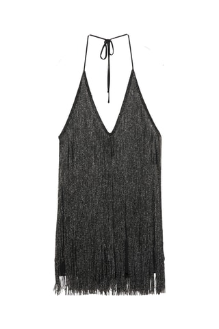 Robe droite - Argenté