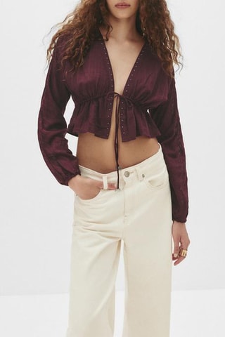 Crop top - Bordeaux