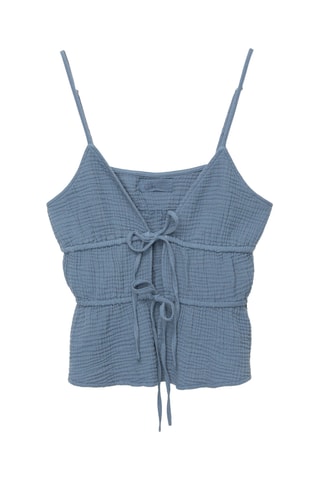 Top - Bleu-gris
