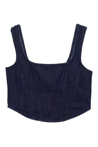 Crop top - Bleu foncé