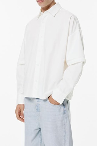 Chemise trompe-l’œil - Blanc