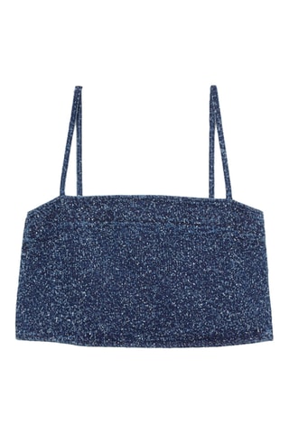 Crop top - Bleu marine