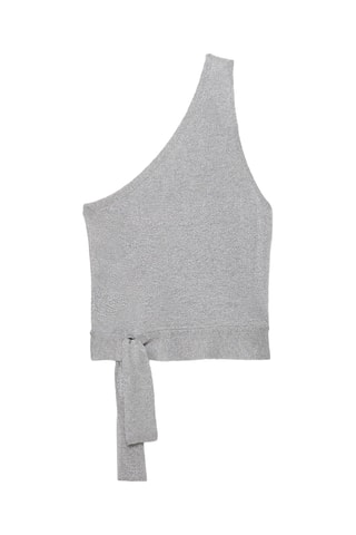 Top asymétrique - Gris