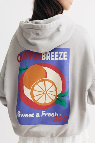 Sweat à capuche - Gris clair