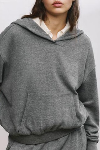 Sweat à capuche - Gris foncé