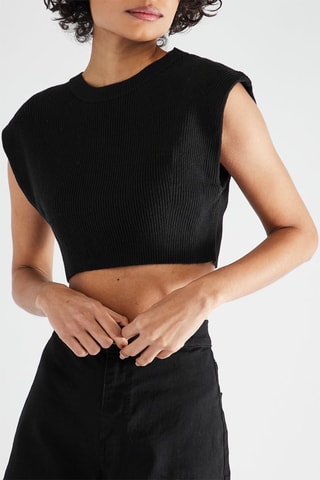 Crop top - Noir