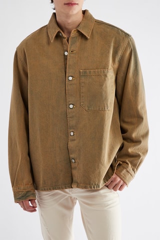 Chemise en jean - Marron