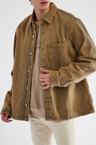 Chemise en jean - Marron