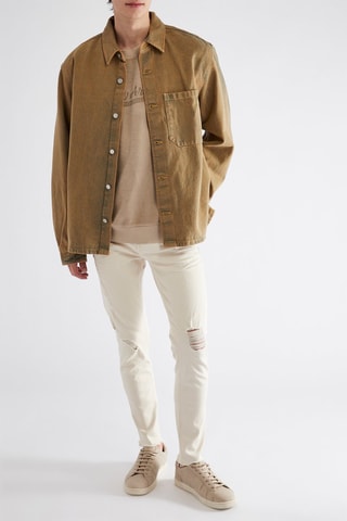Chemise en jean - Marron