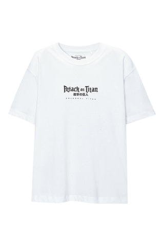T-shirt Attaque des Titans - Blanc