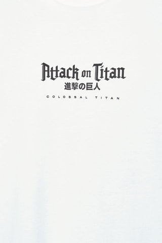 T-shirt Attaque des Titans - Blanc