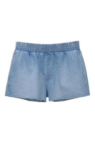Short en jean - Bleu