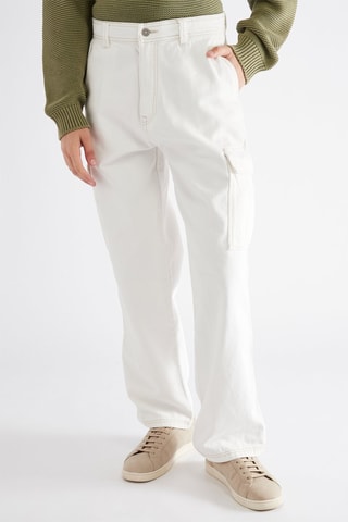 Pantalon cargo - Blanc