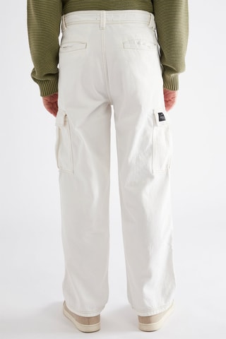 Pantalon cargo - Blanc