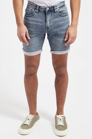 Bermuda en jean Bleu