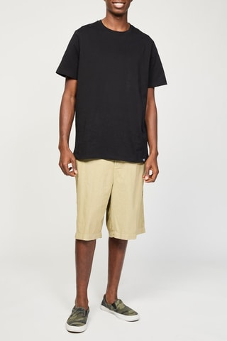 Bermuda en lin - Beige