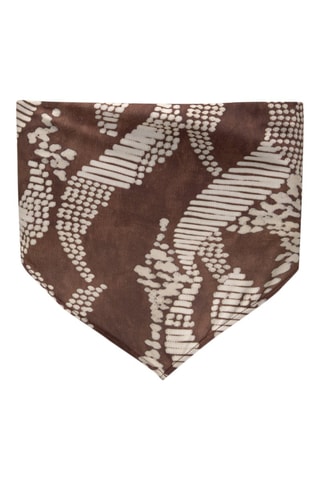 Top bustier - Marron et beige