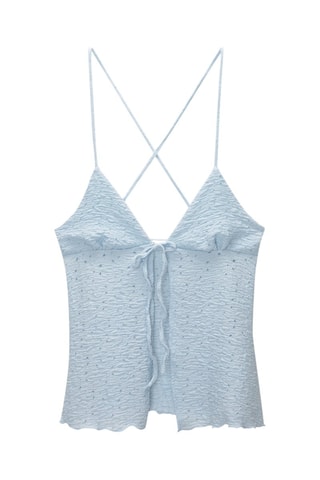 Top - Bleu clair