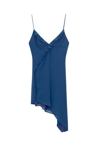 Robe asymétrique - Bleu