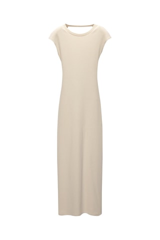 Robe midi - Beige