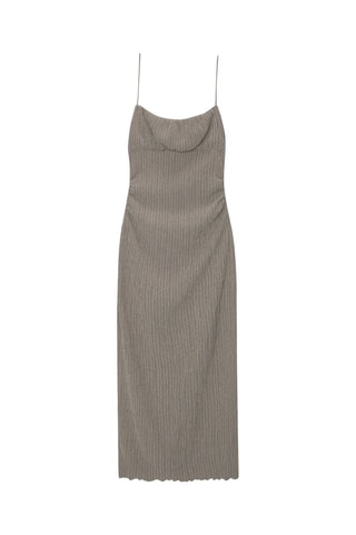 Robe midi - Gris