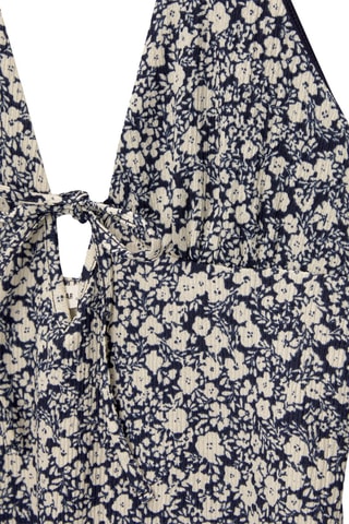 Robe midi - Bleu marine