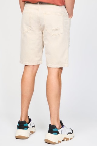 Bermuda en jean - Beige